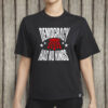 Vintage Anti-Trump Sublimation Patriotic Tee, Democracy Has No Kings Shirt
