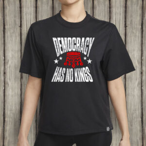 Vintage Anti-Trump Sublimation Patriotic Tee, Democracy Has No Kings Shirt