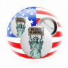 Vintage No Kings In America Statue Of Libery Pin Button