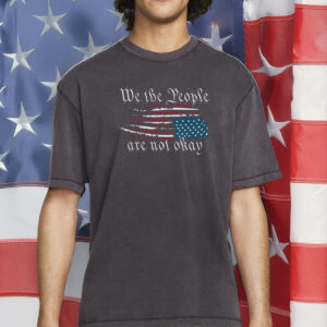 We The People Are Not Okay Shirt – Retro Political Statement T-Shirt