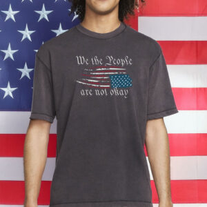We The People Are Not Okay Shirt – Retro Political Statement T-Shirt