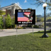 anti maga protest sign-no kings in america yard sign