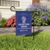 anti trump protest decor, rejecting kings since 1776 garden flag