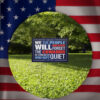 congress cowards protest yard sign