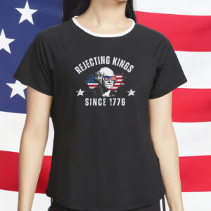 george washington anti maga tee, rejecting kings since 1776 shirt