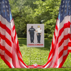 i have a dream anti trump yard sign