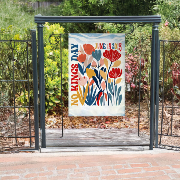 no kings in america flag since 1776-no kings day june 14 2025 garden flag