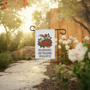 no kings in america garden flag – defend democracy house flag