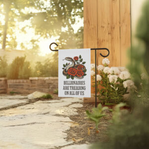 no kings in america garden flag – defend democracy house flag