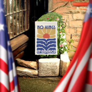 no kings in america garden flag