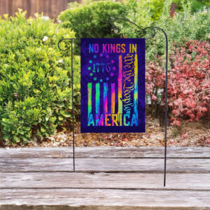 no kings in america rainbow flag