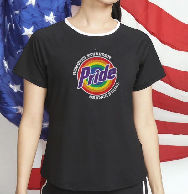 pride removes stubborn orange stains shirt
