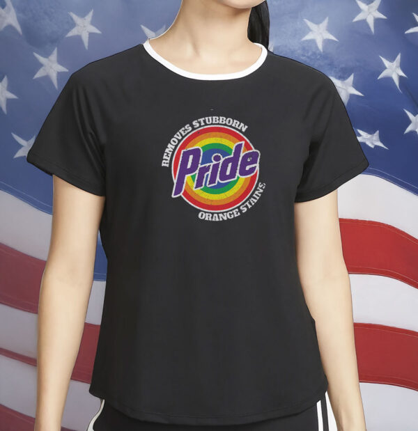 pride removes stubborn orange stains shirt