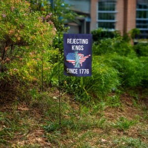 rejecting kings garden flag liberty – anti trump pro democracy flag