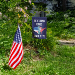 rejecting kings garden flag liberty – anti trump pro democracy flag