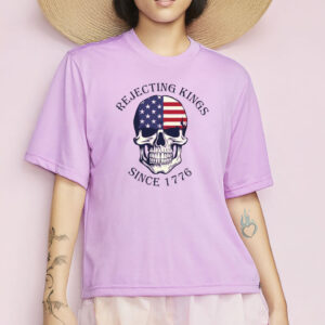 rejecting kings since 1776 skeleton shirt