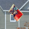 statue of liberty protest flag, rejecting kings house flag