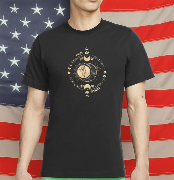 subtle anti fascist fdt moon shirt