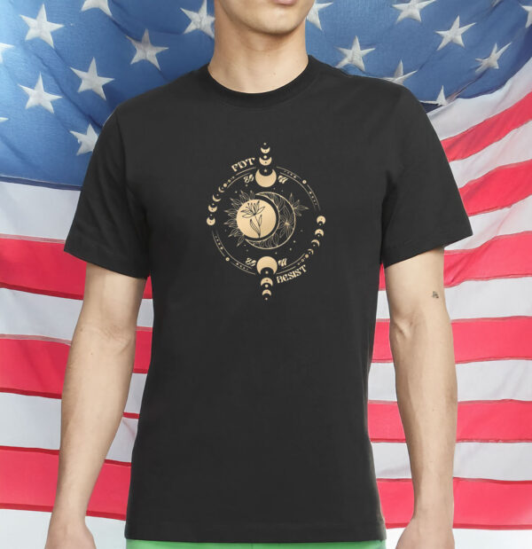 subtle anti fascist fdt moon shirt