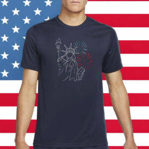 subtle fdt 4th of july v-neck shirt