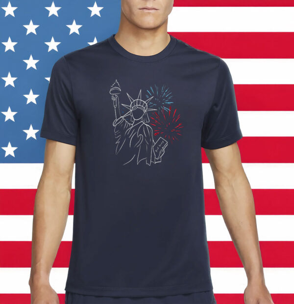 subtle fdt 4th of july v-neck shirt