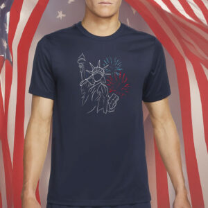subtle fdt 4th of july v-neck shirt