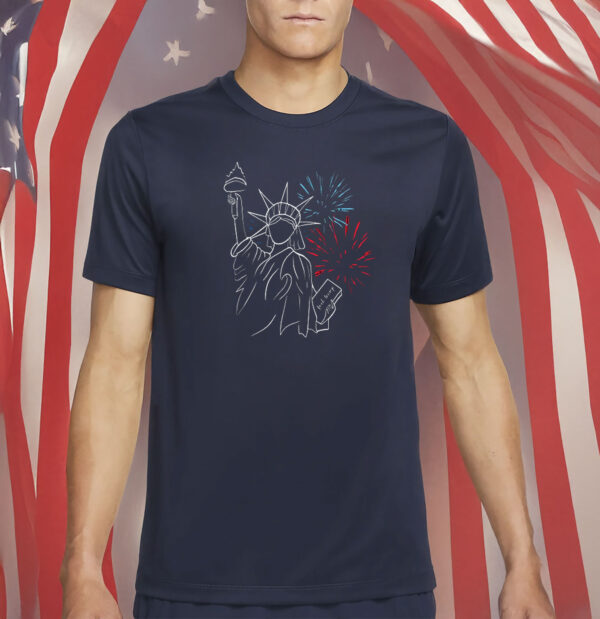 subtle fdt 4th of july v-neck shirt