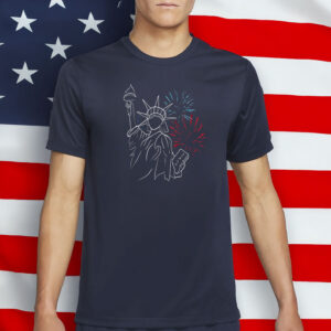 subtle fdt 4th of july v-neck shirt