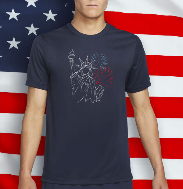 subtle fdt 4th of july v-neck shirt