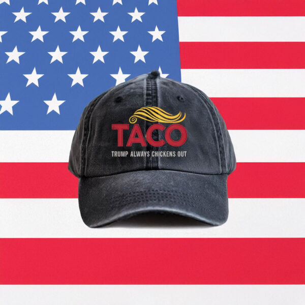taco trucker hat – trump always chickens out hat