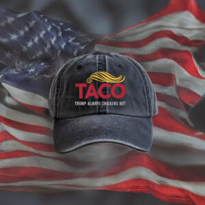 taco trucker hat – trump always chickens out hat