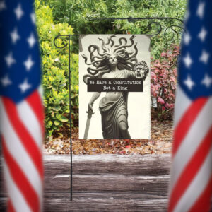 we have a constitution not a king flag