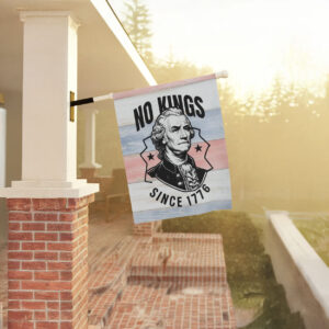 🇺🇸 no kings since 1776 garden flag