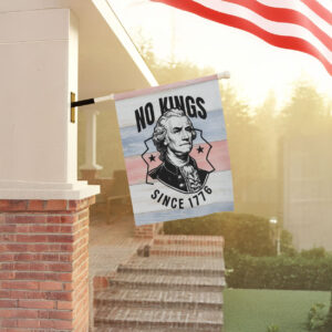 🇺🇸 no kings since 1776 garden flag
